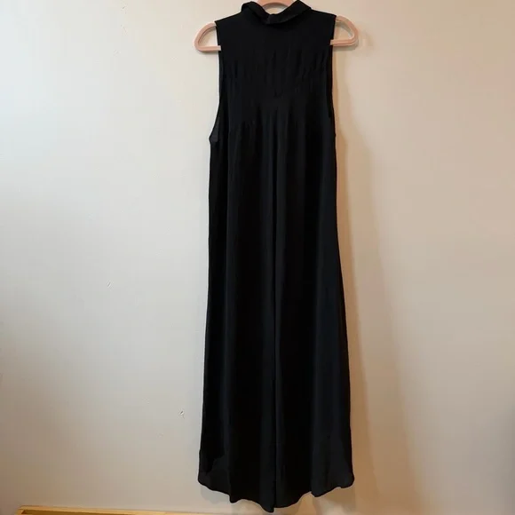 Reformation Black Button-Up Maxi Dress Size S/M 6/8 - Picture 8 of 9